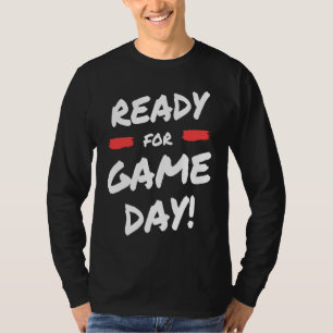 Cool Fantasy Football Season Sunday Ready Game Day T-Shirt