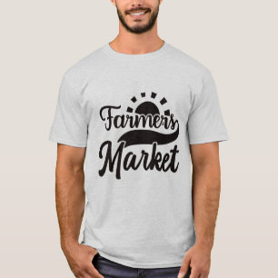Cool Farmers market word art T-Shirt