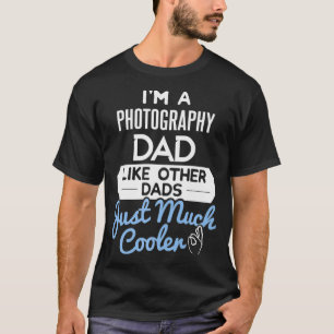 Cool Fathers Day Design Photography Dad Premium  T-Shirt