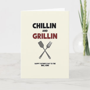 Cool Fathers Day Grill Card