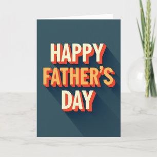 Cool Fathers Day Long Shadow Card