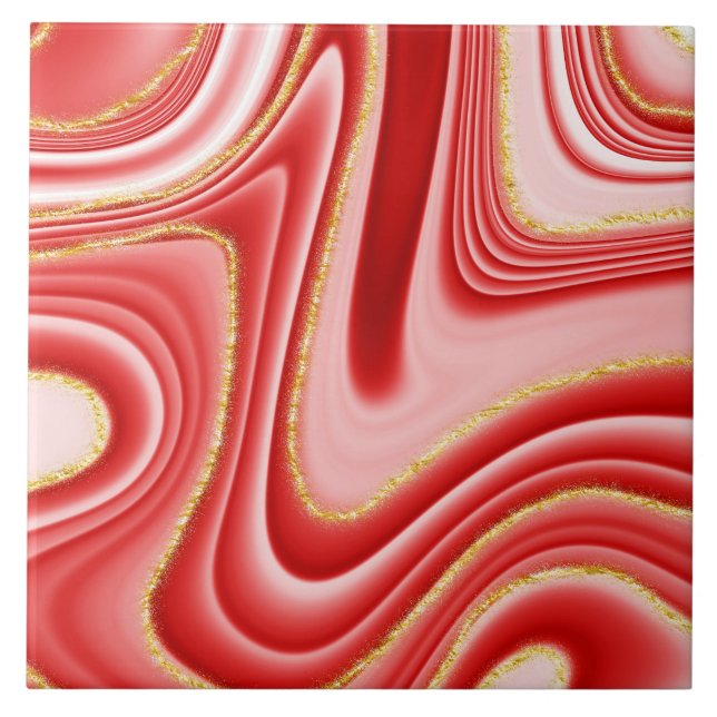 Cool faux marble pattern  tile (Front)