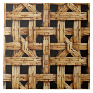 Cool faux weave pattern tile