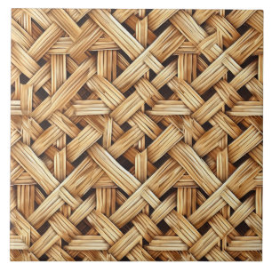 Cool faux weave pattern tile