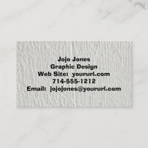 Cool Faux White Wood Black Business Card