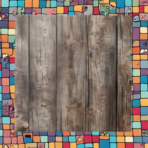 Cool faux wood pattern  tile