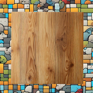 Cool faux wood pattern  tile