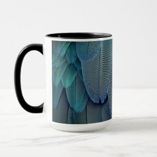 Cool feather coffee mug