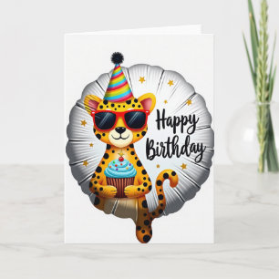Cool Feline Birthday Card