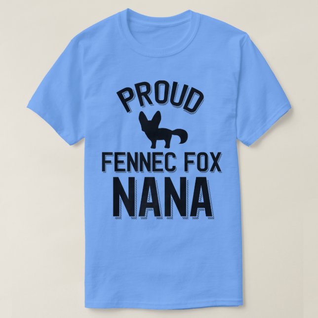 Cool Fennec Fo Grandparent Proud Fennec Fo Nana Pr T-Shirt (Design Front)