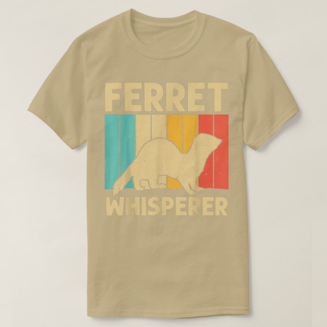 Cool Ferret For Men Women Animal Lover Ferret Owne T-Shirt (Design Front)