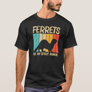 Cool Ferret For Men Women Ferret  Pet Animal  7 T-Shirt