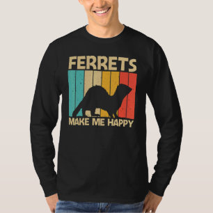 Cool Ferret For Men Women Ferret Pet Animal T-Shirt