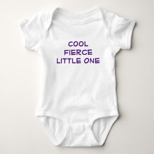 Cool Fierce Little One Brave Newborn Modern Baby Bodysuit