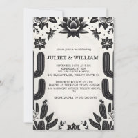 Cool Fiesta Cactus Floral Mexican Rehearsal Dinner