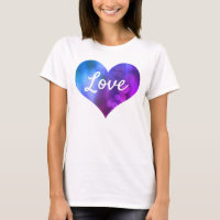 Cool Filtered Circles Heart Shape with Love Text