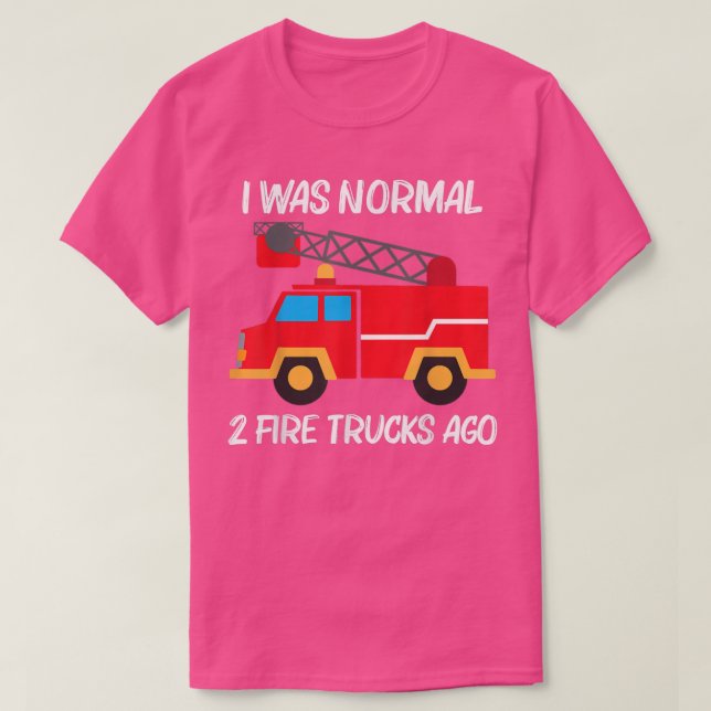 Cool Fire Truck Art For Men Women Kids Firetruck F T-Shirt (Design Front)