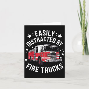 Cool Firefighter Design For Men Women Firemen Fire Card