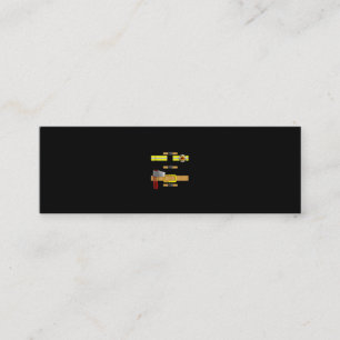Cool Firefighter Uniform Funny DIY Halloween Mini Business Card