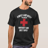 Cool First Aid Kit Whiskey Duct Tape Funny Joke Da