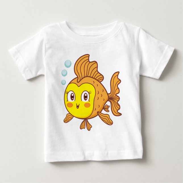Cool fish baby  T-Shirt (Front)