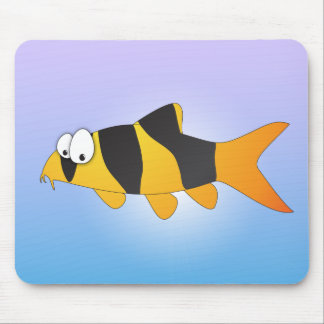 Cool fish - Clown loach Mouse Pad