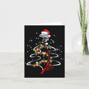 Cool Fishing Christmas Tree B Fisherman Gift Card