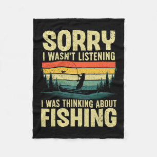 Cool Fishing For Men Women Fisherman B Trout Fish  Fleece Blanket