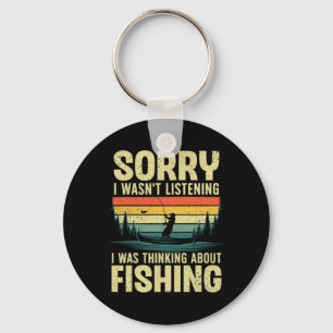 Cool Fishing For Men Women Fisherman B Trout Fish Key Ring
