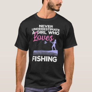 Cool Fishing For Women Girls Fisherman Fish Lure S T-Shirt