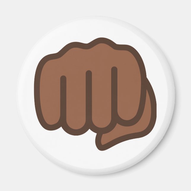 Cool Fist Bump Emoji Magnet (Front)