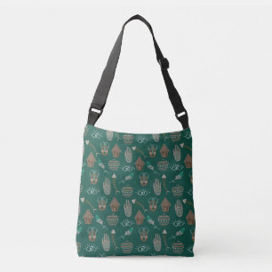 Cool Floral Pattern Crossbody Bag
