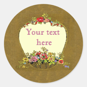 Cool Flower Box Effect Stickers