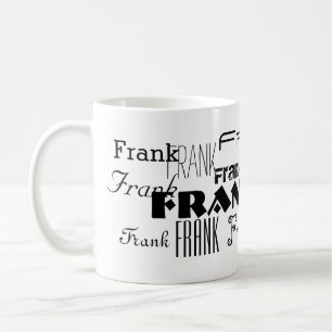 Cool Fonts Your Name Personalised Coffee Mug