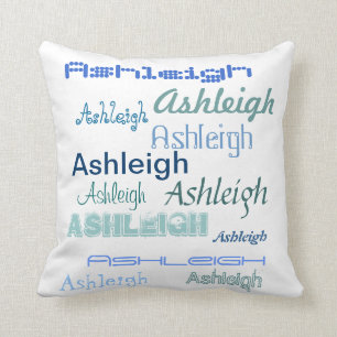 Cool Fonts Your Name Personalised Cushion