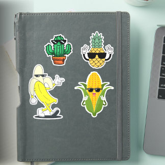 Cool Food Sticker Pack Funny Vinyl Stickers