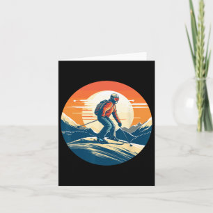 Cool For Snowboard And Ski Lover In The White Moun Card