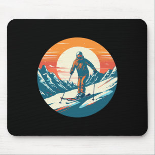 Cool For Snowboard And Ski Lover In The White Moun Mouse Pad