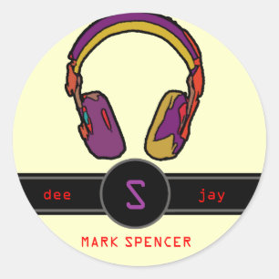 cool for the Dee-Jay Classic Round Sticker