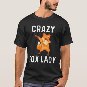 Cool Fox Art For Women Mum Dabbing Red Arctic Swif T-Shirt