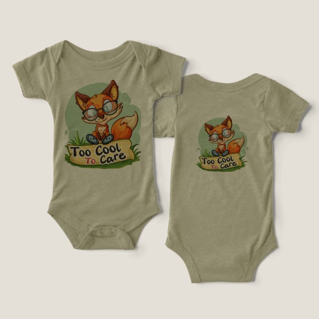 Cool Fox Carefree (Design Front & Back)