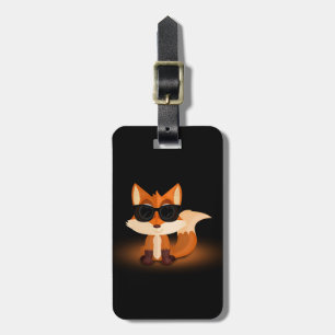 Cool Fox Luggage Tag