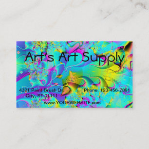 Cool Fractal Art Business Card