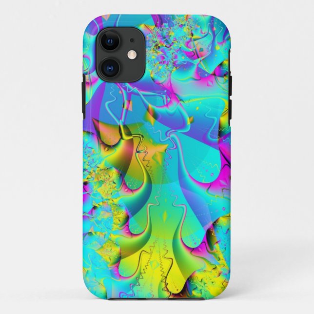 Cool Fractal Case-Mate iPhone Case (Back)