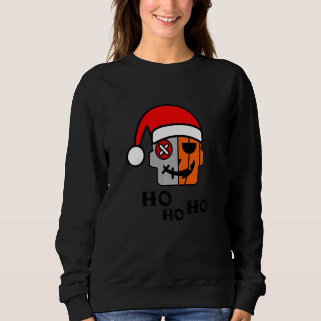 Cool  Frankenstein Illustration  Graphic Designs Sweatshirt (Front)