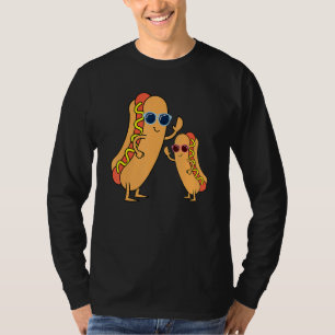 Cool Franks Sausages Weiner Fast Food Sunglasses H T-Shirt