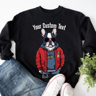 Cool French Bulldog Animal Fashion Sweatshirt