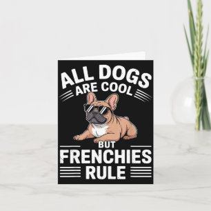 Cool French Bulldog Art For Men Women Kids Frenchi Card