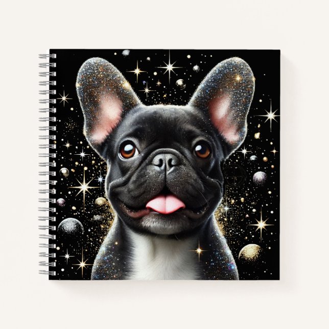 Cool French Bulldog! Notebook (Front)