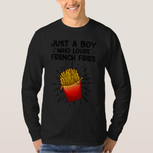 Cool French Fries For Boys Kids Sweet Potato Chef T-Shirt